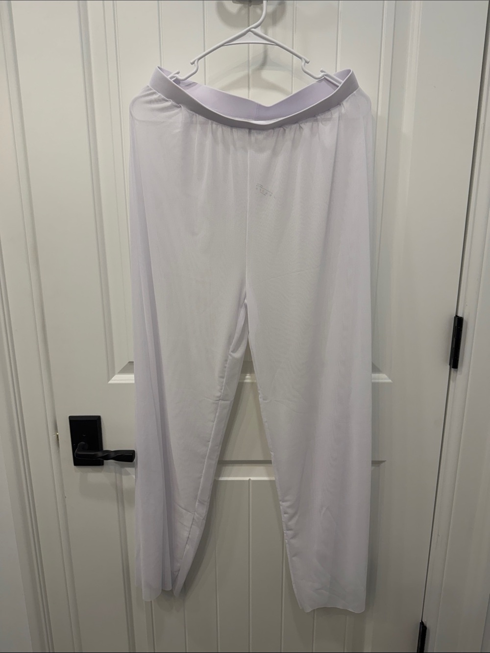 Women’s White Swim Coverup Pants – Lightweight Beach Layer